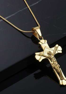 Gold-Plated Pendants with Chains for Men | Stylish Party & Everyday Wear | Gift for Him