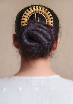 Gold-Plated Head Jewellery for Women | Traditional Temple Jewellery for Wedding & Festive Wear | Gift for Her