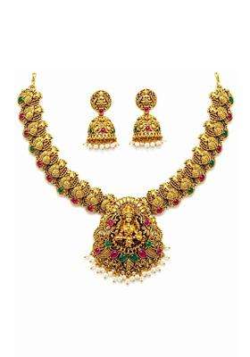 Temple Necklace for Women | Traditional Temple Jewellery for Wedding & Festive Wear | Gift for Her