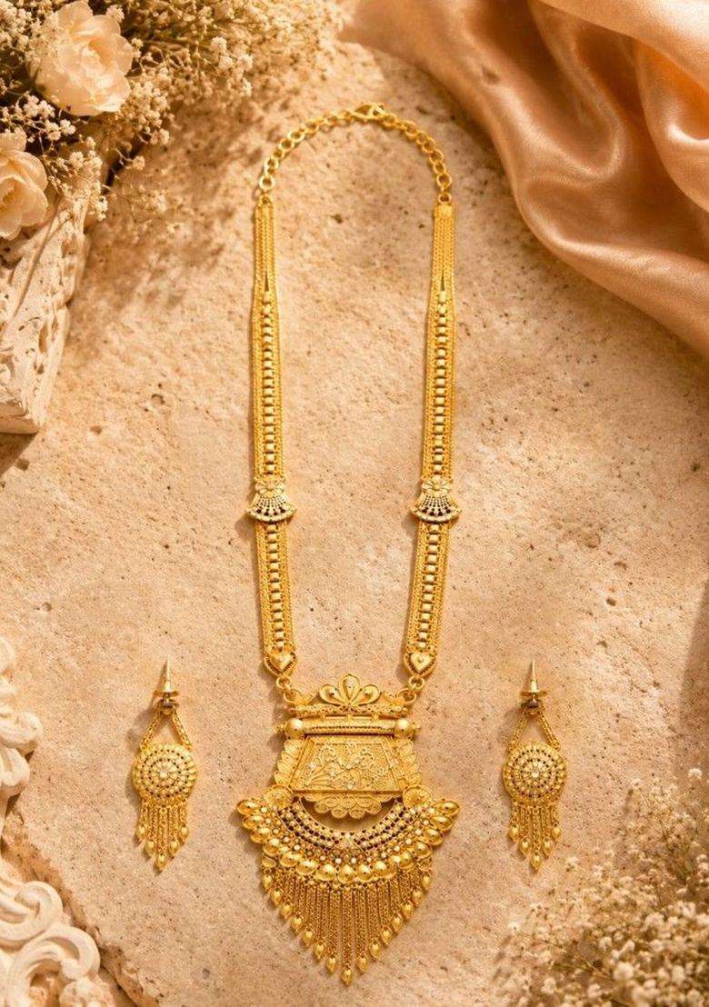 Temple Necklace for Women | Traditional Temple Jewellery for Wedding & Festive Wear | Gift for Her - Indya