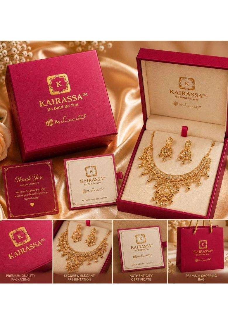 Temple Necklace for Women | Traditional Temple Jewellery for Wedding & Festive Wear | Gift for Her - Indya