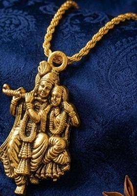 Quirky Pendants with Chains for Men & Women | Traditional Temple Jewellery for Wedding & Festive Wear | Festive Gift