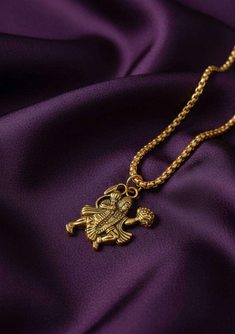 Quirky Pendants with Chains for Men & Women | Traditional Temple Jewellery for Wedding & Festive Wear | Festive Gift - Indya