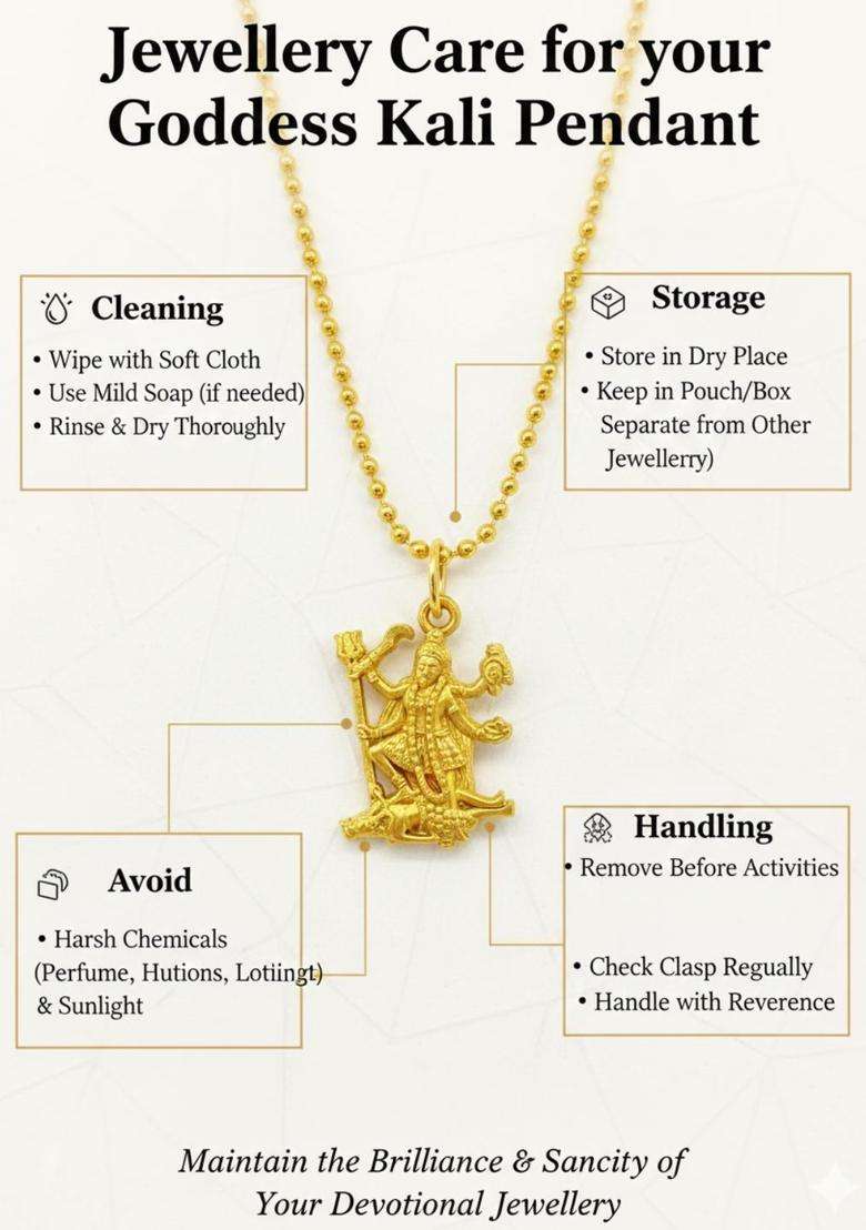 Quirky Pendants with Chains for Men & Women | Traditional Temple Jewellery for Wedding & Festive Wear | Festive Gift - Indya