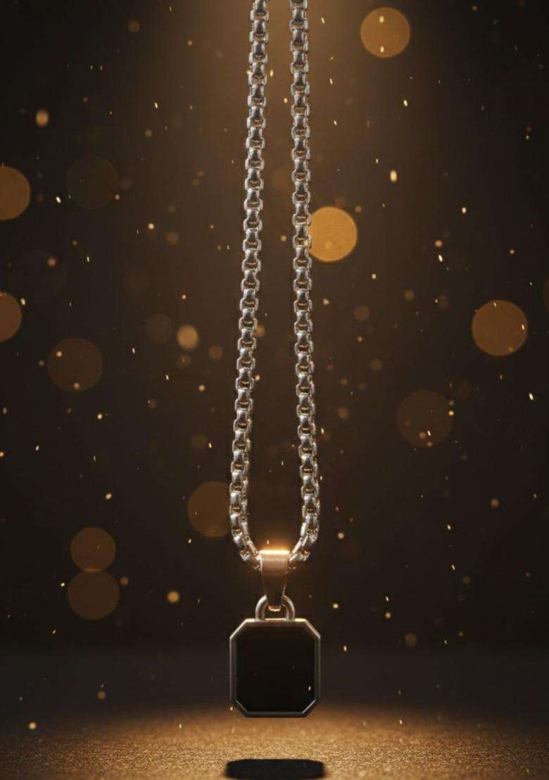Geometric Pendants with Chains for Men & Women | Stylish Party & Everyday Wear | Festive Gift - Indya