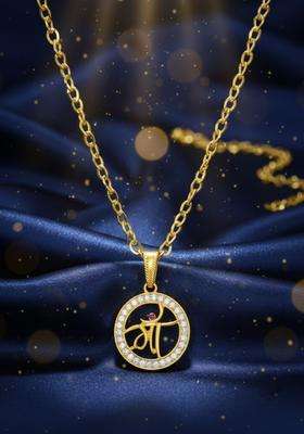 Circular Pendants with Chains for Men & Women | Traditional Temple Jewellery for Wedding & Festive Wear | Festive Gift