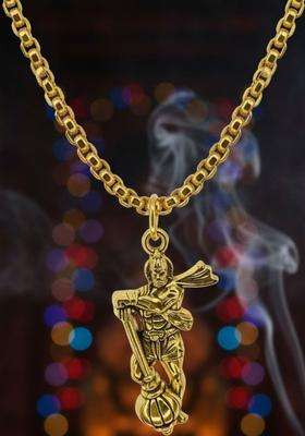 Quirky Pendants with Chains for Men & Women | Traditional Temple Jewellery for Wedding & Festive Wear | Festive Gift