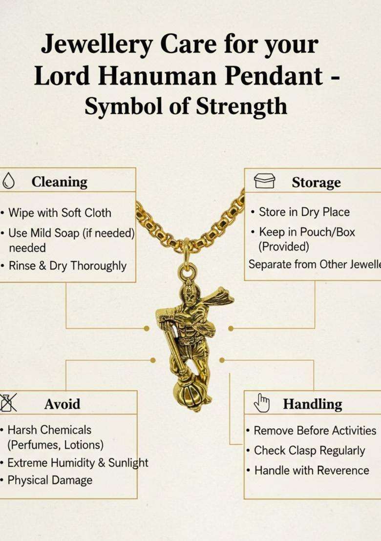 Quirky Pendants with Chains for Men & Women | Traditional Temple Jewellery for Wedding & Festive Wear | Festive Gift - Indya