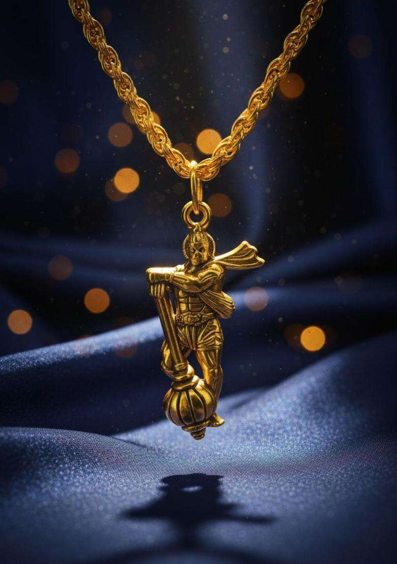 Quirky Pendants with Chains for Men & Women | Traditional Temple Jewellery for Wedding & Festive Wear | Festive Gift - Indya