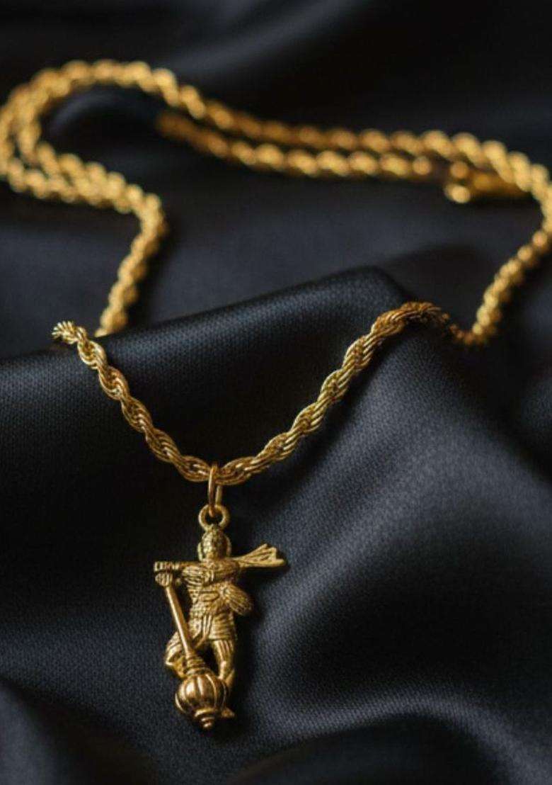 Quirky Pendants with Chains for Men & Women | Traditional Temple Jewellery for Wedding & Festive Wear | Festive Gift - Indya