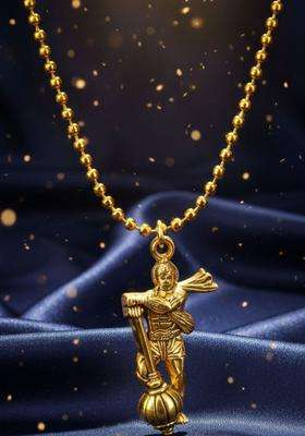 Geometric Pendants with Chains for Men & Women | Traditional Temple Jewellery for Wedding & Festive Wear | Festive Gift