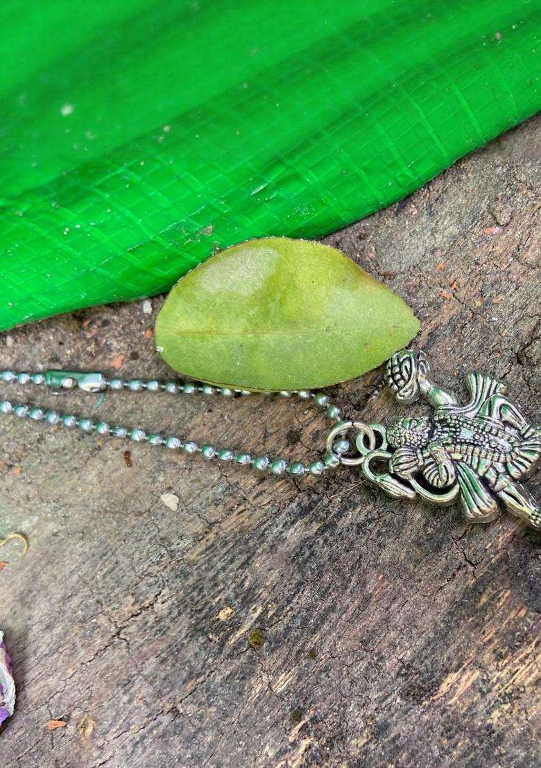 Rhodium-Plated Silver-Plated Lord Hanuman Pendants with Chains for Men & Women | Traditional Temple Jewellery for Wedding & Festive Wear | Festive Gift - Indya
