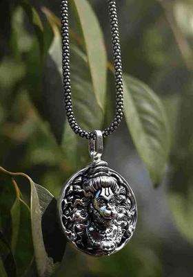 Quirky Temple Pendant with Chain for Men & Women | Traditional Temple Jewellery for Wedding & Festive Wear | Festive Gift