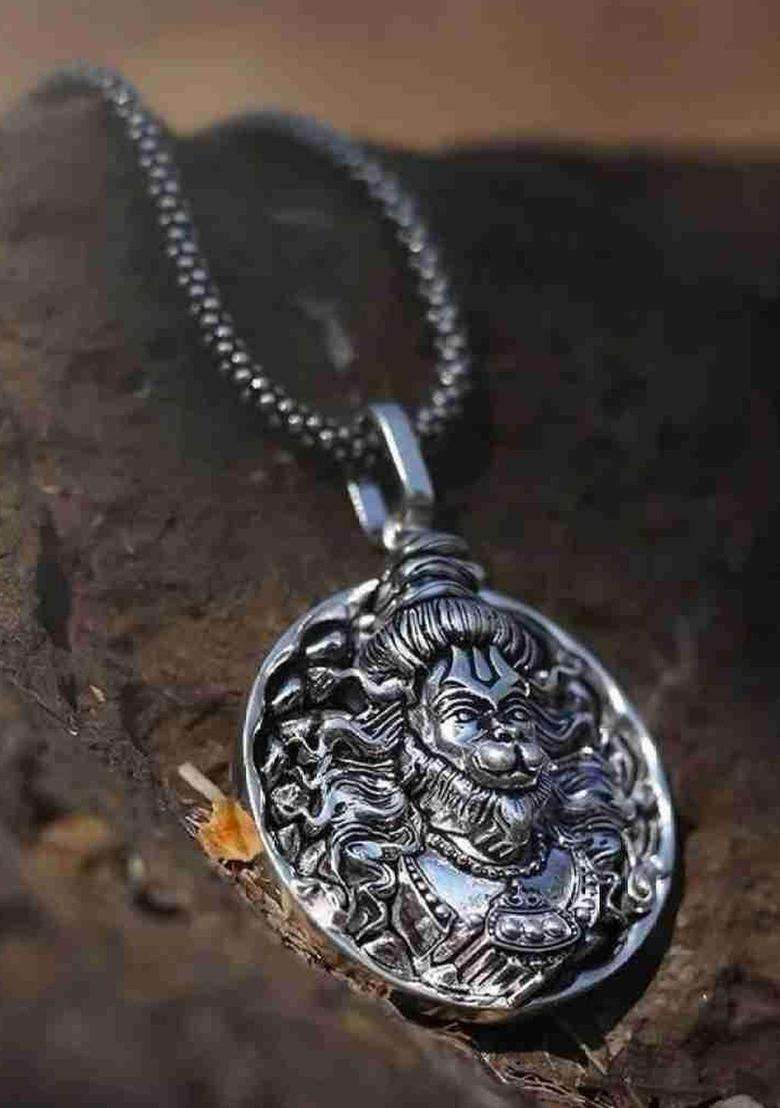 Quirky Temple Pendant with Chain for Men & Women | Traditional Temple Jewellery for Wedding & Festive Wear | Festive Gift - Indya