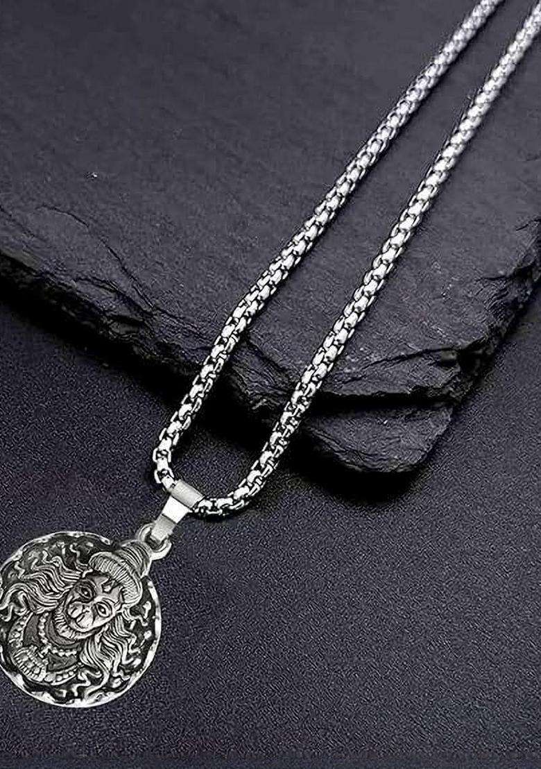 Quirky Temple Pendant with Chain for Men & Women | Traditional Temple Jewellery for Wedding & Festive Wear | Festive Gift - Indya