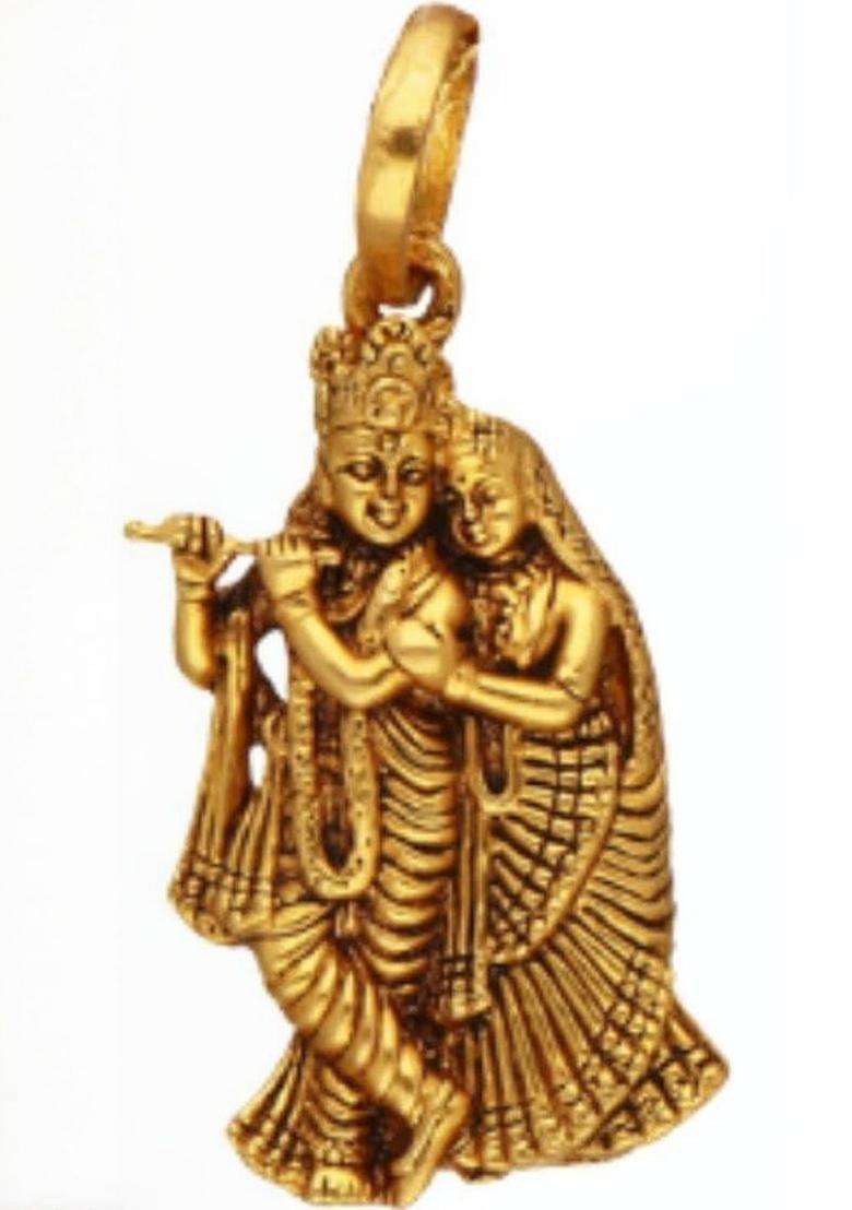 Quirky Temple Pendant with Chain for Men & Women | Traditional Temple Jewellery for Wedding & Festive Wear | Festive Gift - Indya