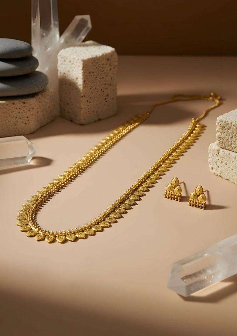 Temple Necklace and Earrings for Women | Traditional Temple Jewellery for Wedding & Festive Wear | Gift for Her - Indya