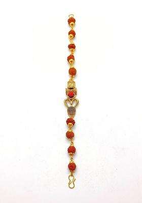 Temple Gold-Plated Link Bracelet for Men | Traditional Temple Jewellery for Wedding & Festive Wear | Gift for Him