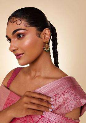 Gold-Plated Contemporary Drop Earrings for Women | Traditional Temple Jewellery for Wedding & Festive Wear | Gift for Her