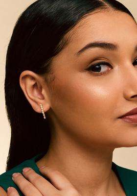 Zircon Kushals Gold-Plated Drop Earrings for Women | Stylish Party & Everyday Wear | Gift for Her