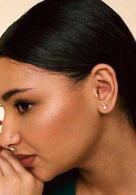 Zircon Kushals Gold-Plated Studs for Women | Stylish Party & Everyday Wear | Gift for Her