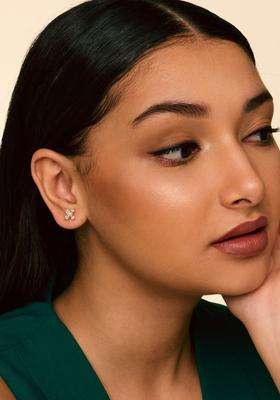 Zircon Kushals Gold-Plated Studs for Women | Stylish Party & Everyday Wear | Gift for Her