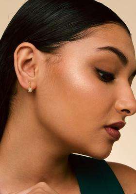 Zircon Kushals Gold-Plated Drop Earrings for Women | Stylish Party & Everyday Wear | Gift for Her