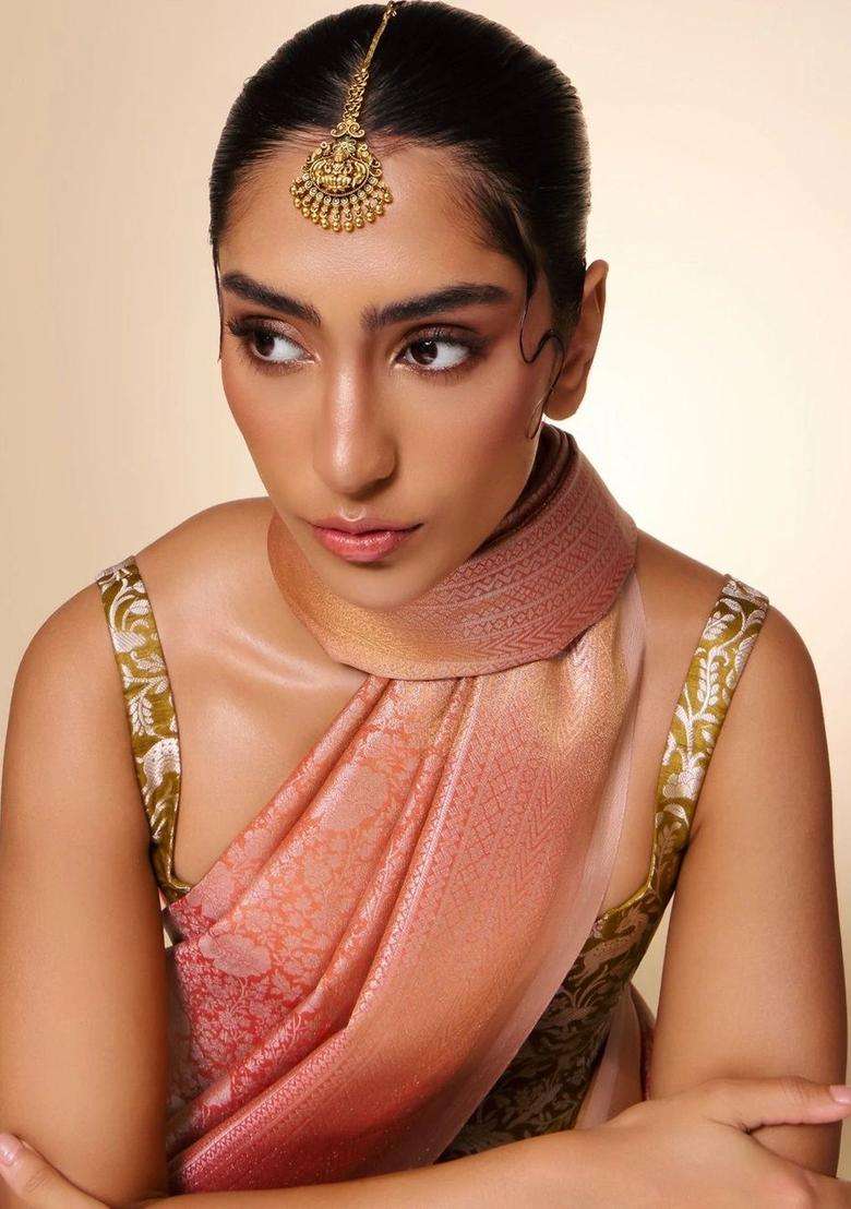 Gold-Plated Maang Tikka Head Jewellery for Women | Traditional Temple Jewellery for Wedding & Festive Wear | Gift for Her - Indya