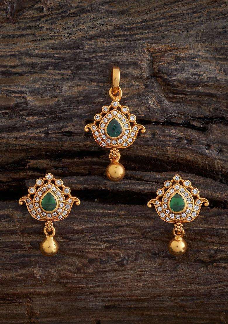 Gold-Plated Embellished Bridal 92.5 Silver Ruby Temple Jewellery Set for Women | Traditional Temple Jewellery for Wedding & Festive Wear | Gift for Her - Indya