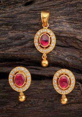 Embellished Bridal 92.5 Silver Gold-Plated Jewellery Set for Women | Traditional Temple Jewellery for Wedding & Festive Wear | Gift for Her