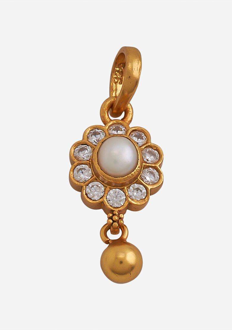 Gold-Plated Embellished Bridal 92.5 Silver Stones- Jewellery Set for Women | Traditional Temple Jewellery for Wedding & Festive Wear | Gift for Her - Indya