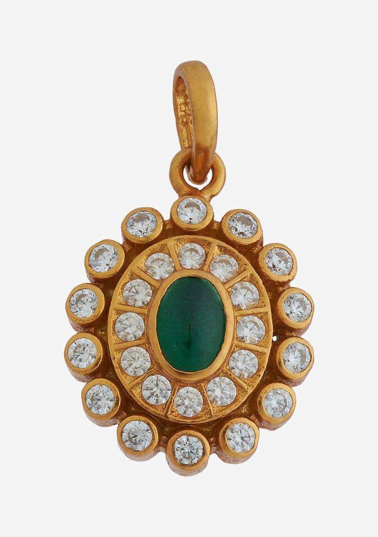 Gold-Plated Embellished Bridal 92.5 Silver Temple Jewellery Set for Women | Traditional Temple Jewellery for Wedding & Festive Wear | Gift for Her - Indya
