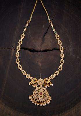 Gold-Plated Temple Necklace for Women | Traditional Temple Jewellery for Wedding & Festive Wear | Gift for Her
