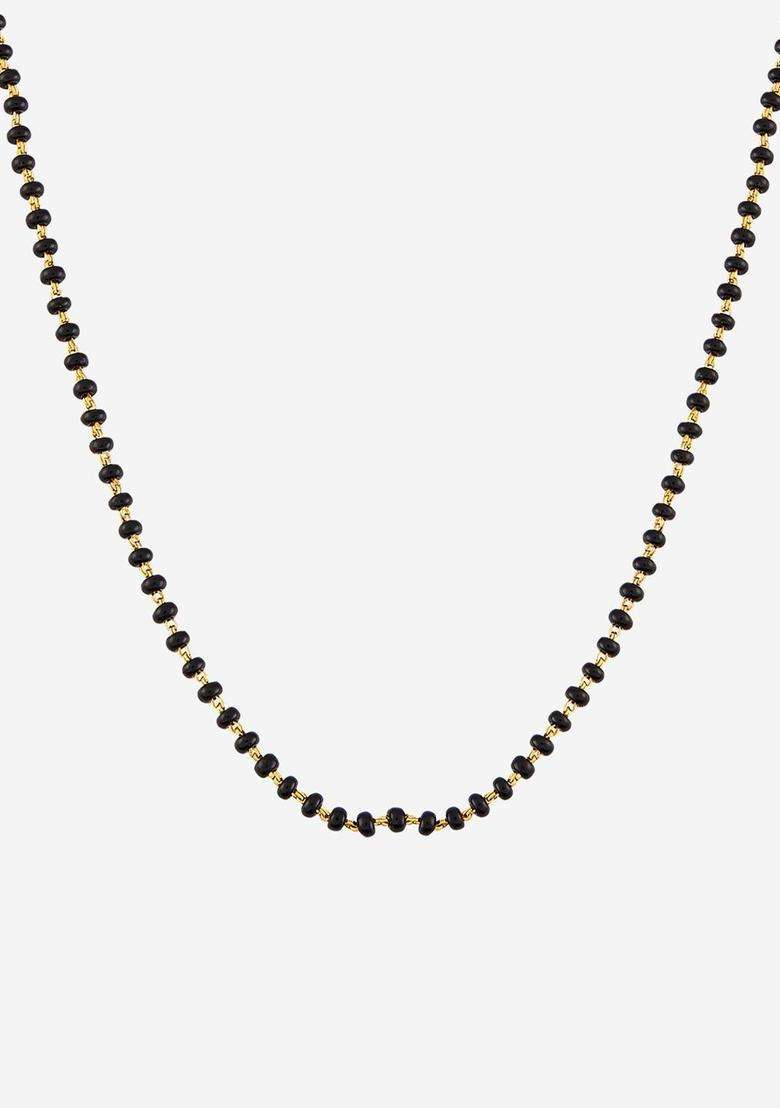 92.5 Silver Gold-Plated Stones Studded Mangalsutra for Women | Traditional Temple Jewellery for Wedding & Festive Wear | Gift for Her - Indya