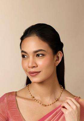 Silver Gold-Plated Temple Chain for Women | Traditional Temple Jewellery for Wedding & Festive Wear | Gift for Her