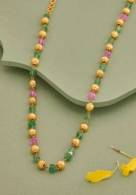 92.5 Silver Temple Gold-Plated Festive Necklace and Chains for Women | Traditional Temple Jewellery for Wedding & Festive Wear | Gift for Her