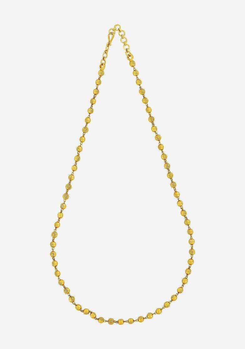 Silver Gold-Plated Temple Festive Chain for Women | Traditional Temple Jewellery for Wedding & Festive Wear | Gift for Her - Indya
