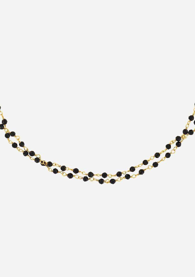 Temple Gold-Plated Stone-Studded Chain for Women | Traditional Temple Jewellery for Wedding & Festive Wear | Gift for Her - Indya