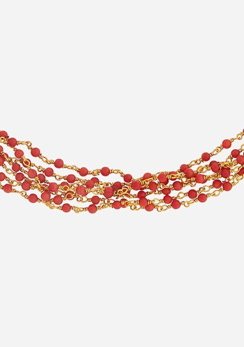92.5 Pure Silver Gold-Plated Temple Chain for Women | Traditional Temple Jewellery for Wedding & Festive Wear | Gift for Her - Indya