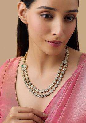 Embellished Bridal 92.5 Pure Silver Gold-Plated Temple Necklace for Women | Traditional Temple Jewellery for Wedding & Festive Wear | Gift for Her