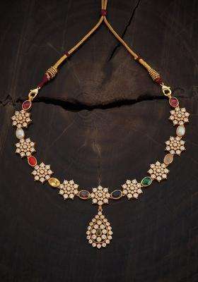 Gold-Plated 92.5 Pure Silver Temple Necklace for Women | Traditional Temple Jewellery for Wedding & Festive Wear | Gift for Her
