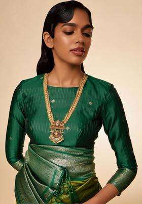 Copper Gold-Plated Antique Necklace for Women | Traditional Temple Jewellery for Wedding & Festive Wear | Gift for Her