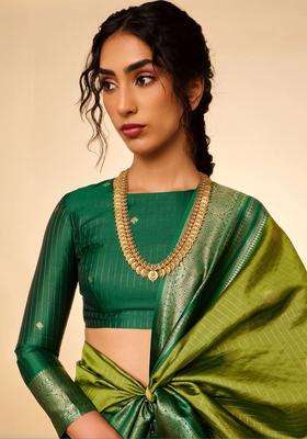 Copper Gold-Plated Temple Necklace for Women | Traditional Temple Jewellery for Wedding & Festive Wear | Gift for Her