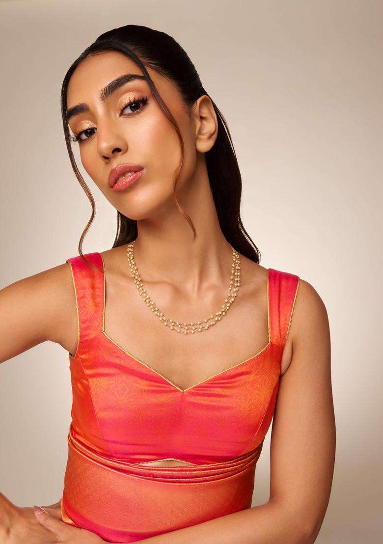 92.5 Silver Gold-Plated Statement Temple Chain for Women | Traditional Temple Jewellery for Wedding & Festive Wear | Gift for Her - Indya