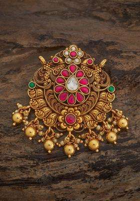 Embellished Bridal Contemporary Pendants for Women | Traditional Temple Jewellery for Wedding & Festive Wear | Gift for Her
