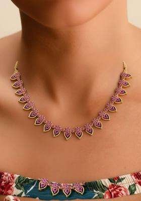 Brass Gold-Plated Antique Necklace for Women | Traditional Temple Jewellery for Wedding & Festive Wear | Gift for Her