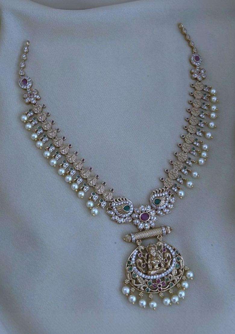 Temple Necklace and Earrings for Women | Traditional Temple Jewellery for Wedding & Festive Wear | Gift for Her - Indya