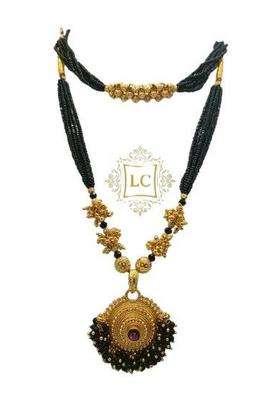Brass-Plated Temple Necklace and Earrings for Women | Traditional Temple Jewellery for Wedding & Festive Wear | Gift for Her