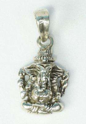 Ganesha Silver Pendent for Men & Women | Traditional Temple Jewellery for Wedding & Festive Wear | Festive Gift