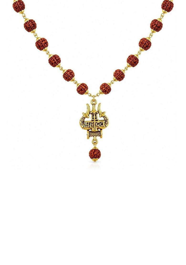 Temple Necklace for Men | Traditional Temple Jewellery for Wedding & Festive Wear | Gift for Him - Indya
